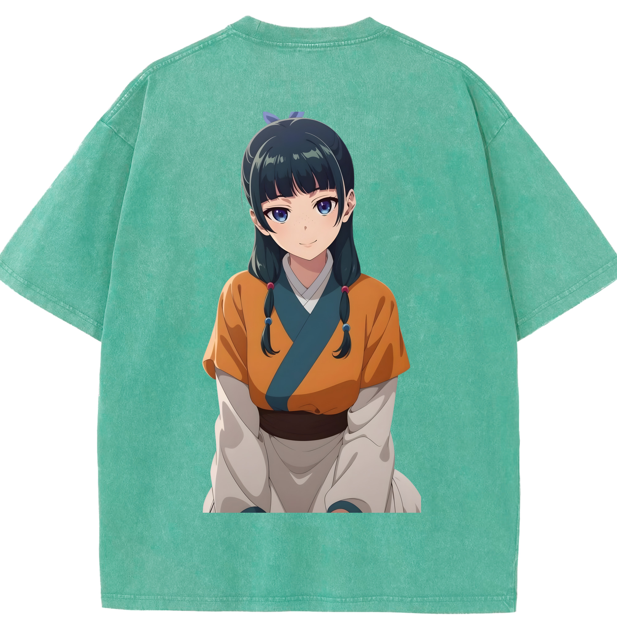 （画像用） 薬屋のひとりごと The Apothecary Diaries 綿100% ヴィンテージ風 半袖Tシャツ（背面プリント）
